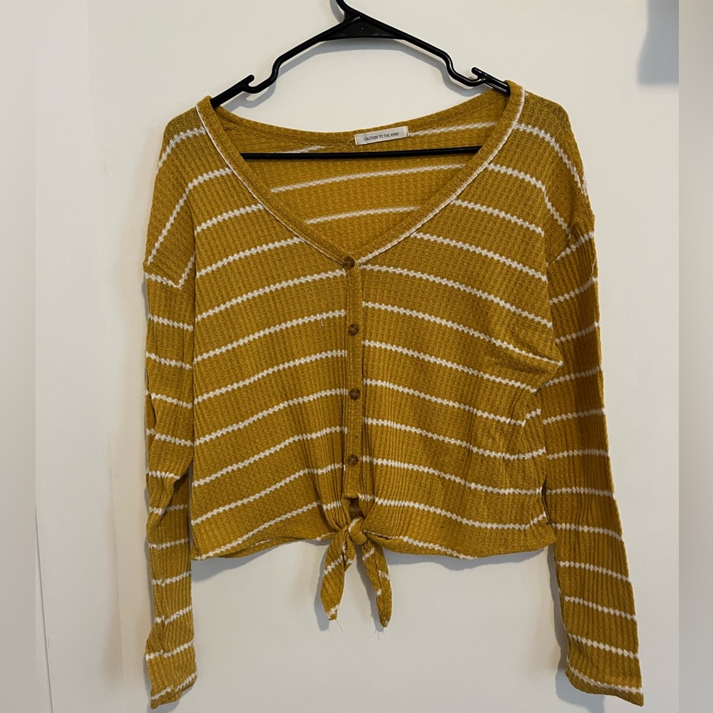 Marshall’s Striped Long Sleeve Knit Top